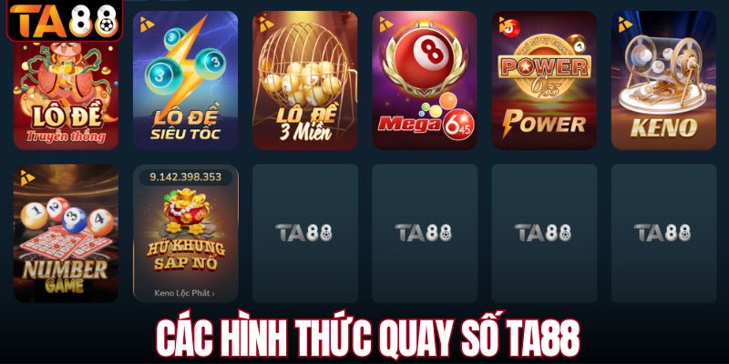 Các hình thức quay số TA88